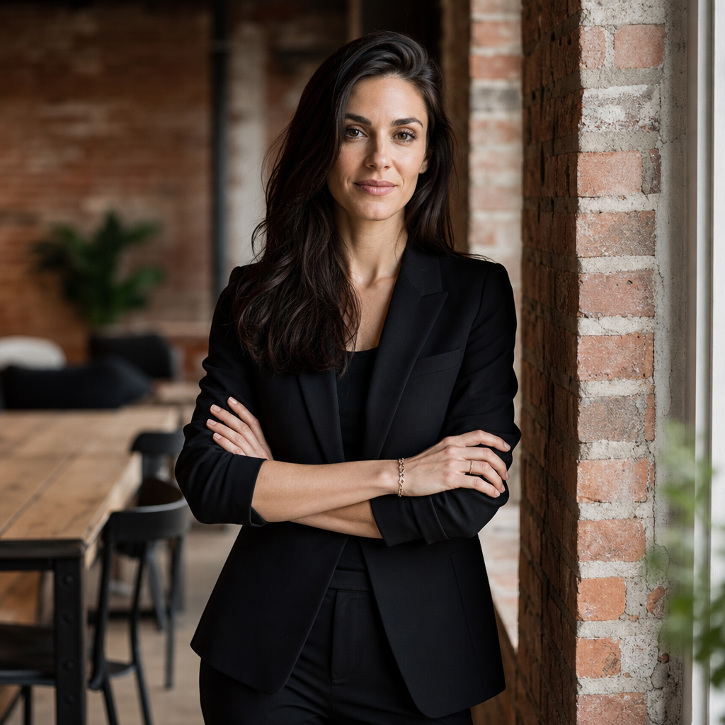 Building a polished professional image with 8x10 headshot.