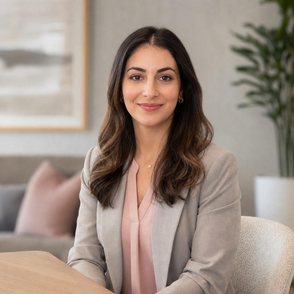 Showcasing professionalism with backdrop for headshots.