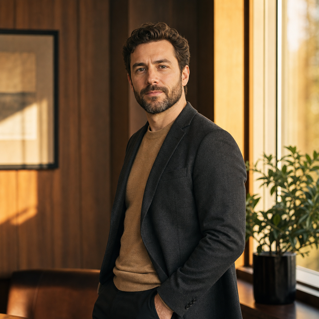 Practical wardrobe and pose tips for best clothes to wear for headshots.
