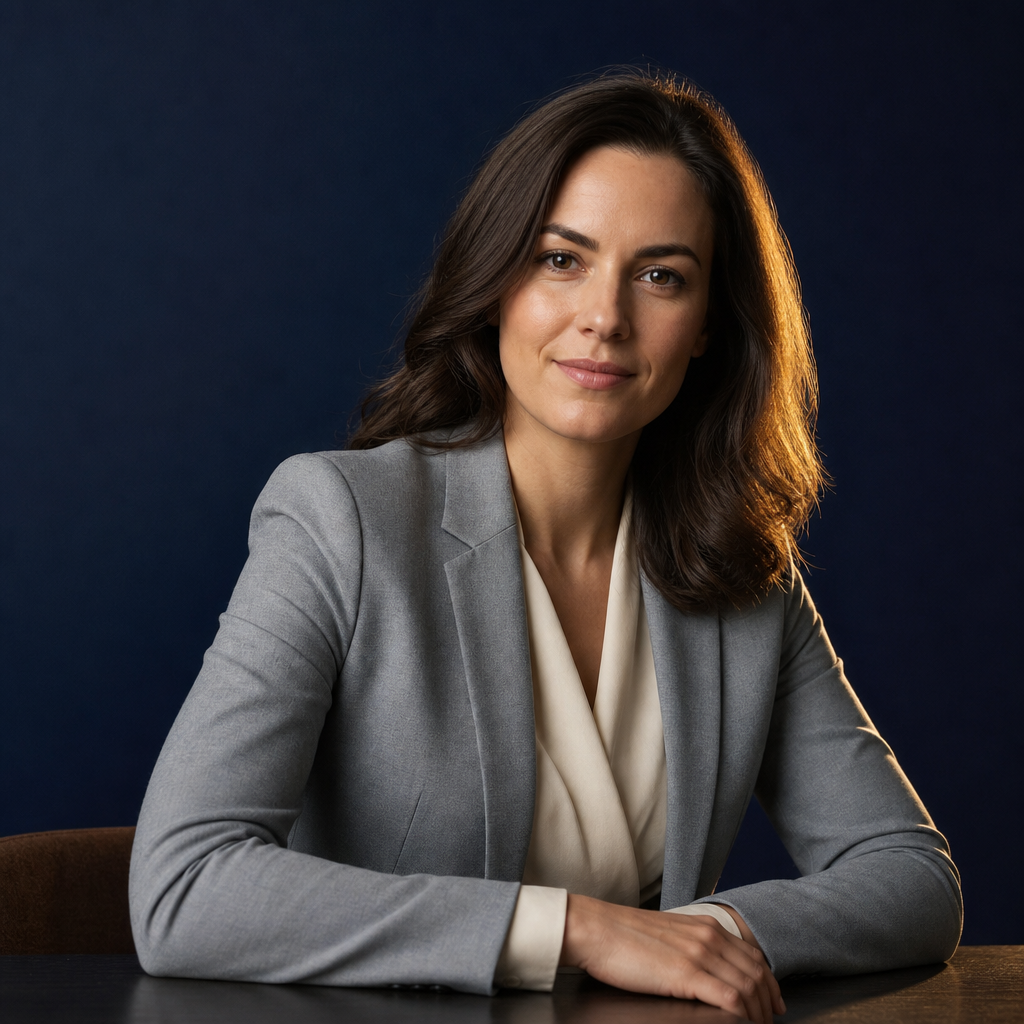 Modern visual storytelling with best color to wear for headshots.