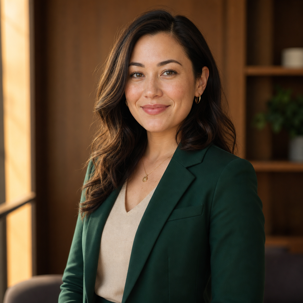 Practical wardrobe and pose tips for best colors to wear for headshots.