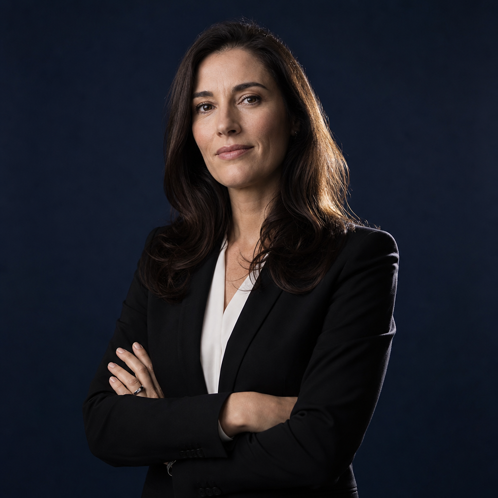 Building a polished professional image with best lens for headshots.
