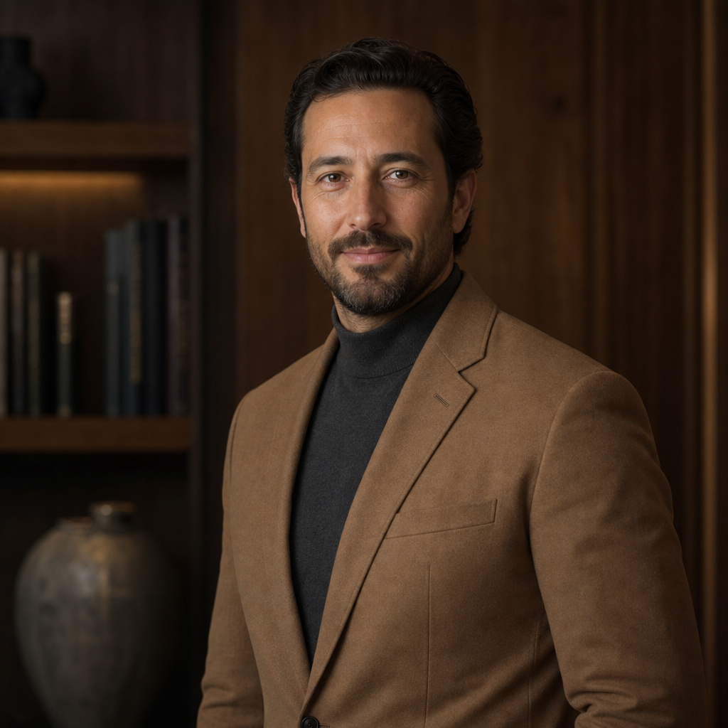 Practical wardrobe and pose tips for business headshot photography.