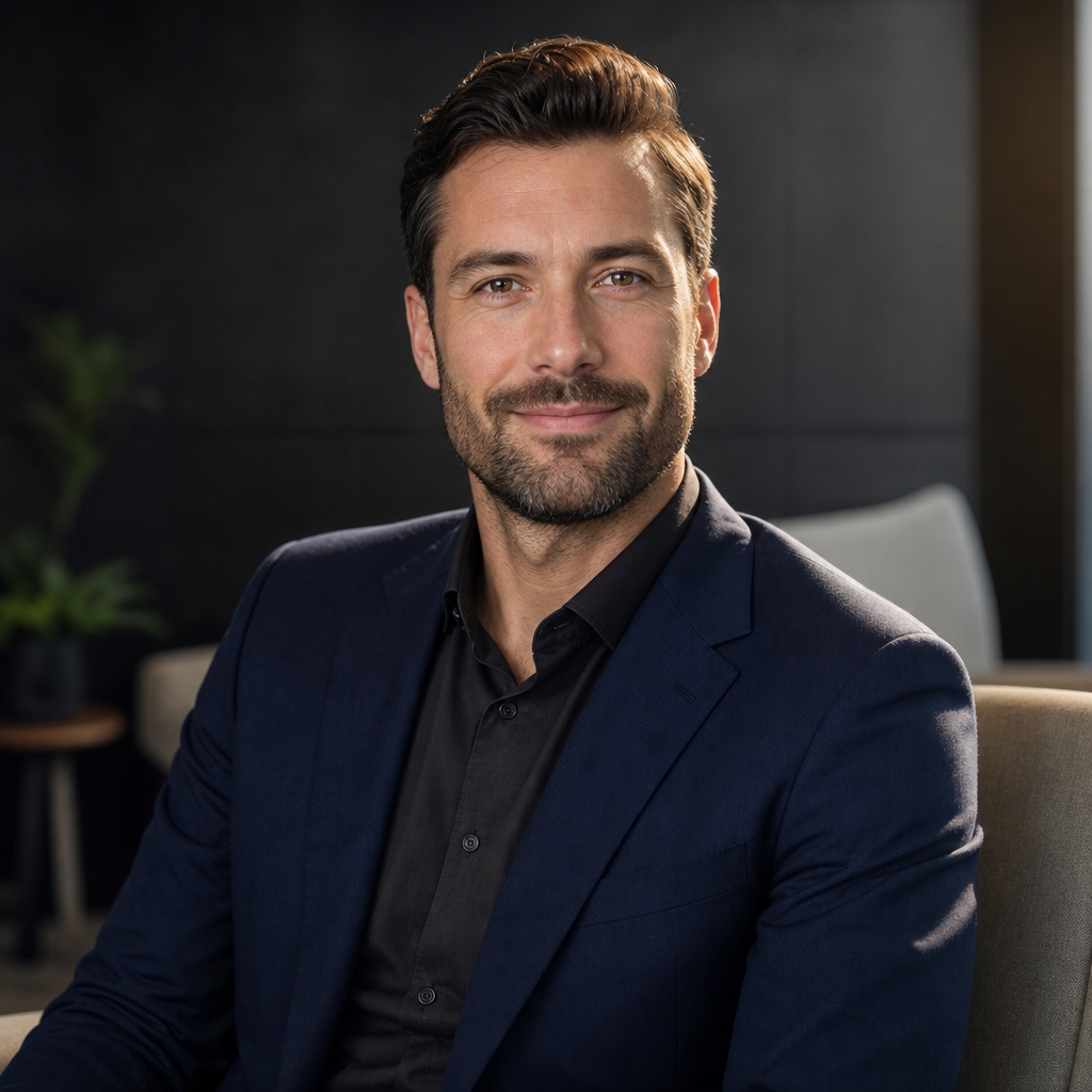 AI headshots for executive headshot: a modern alternative to a traditional photoshoot.