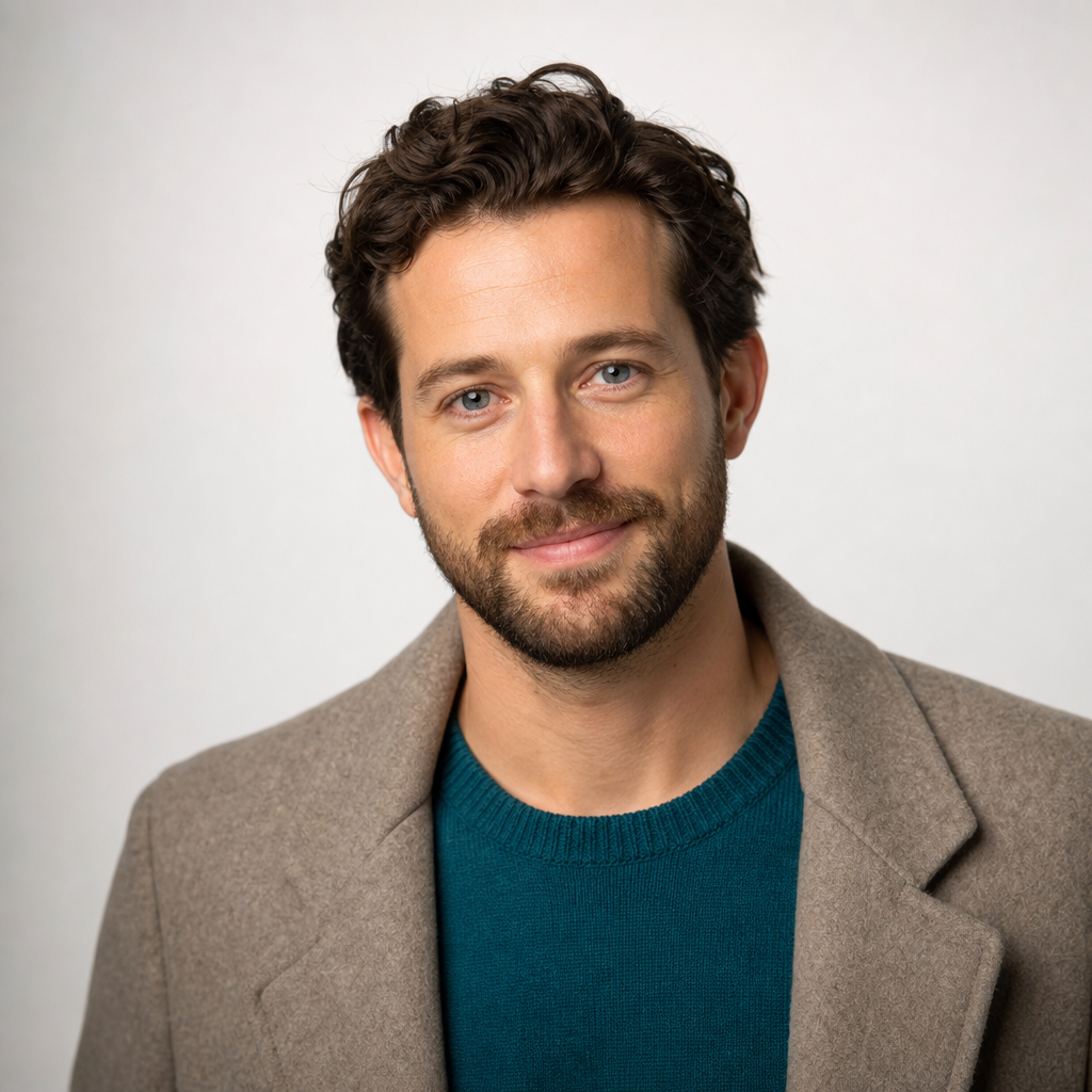 Practical wardrobe and pose tips for headshots actor.